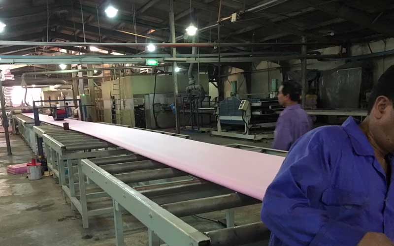 600-1000kg/h XPS Production Line in Kuwait