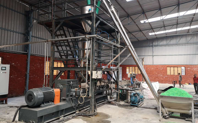 200kg/h PET Color Masterbatch Pelletizing Line in India