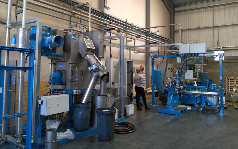 400kg/h Micro Pellets Color Masterbatch Pelletizing Line in UK