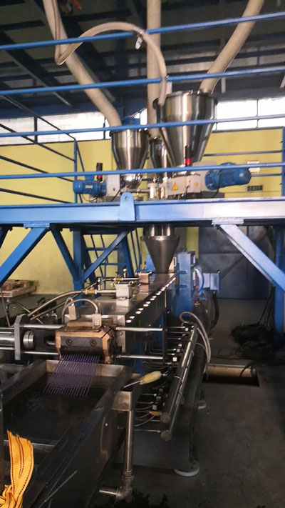 300kg/h Biodegradable Masterbatch Compounding Line in Indonesia