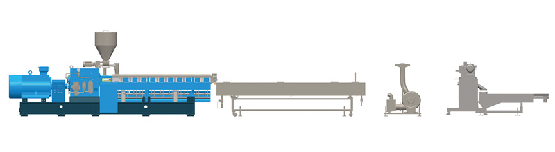 Water Cooling Strand Pelletizing System